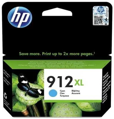Hewlett Packard (HP) HP 912XL didelio našumo žalsvai mėlynas rašalas