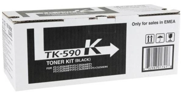 Kyocera TK-590 (1T02KV0NL0), juoda kasetė lazeriniams spausdintuvams, 7000 psl.