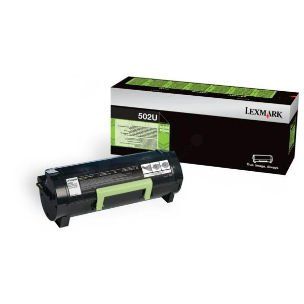 Lexmark 50F2U0E | 502UE itin didelės našumo korporacinė kasetė (20k) | Kasetė | Juodas