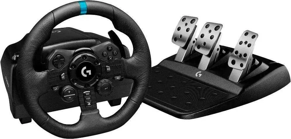 Logitech G923 TRUEFORCE simuliacinis lenktynių vairas su pedalais, skirtas PlayStation/PC