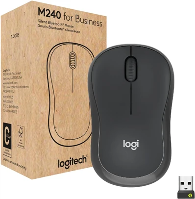 Logitech Pelė M240 verslui Bluetooth Graphite