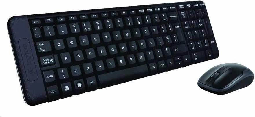 Belaidis klaviatūros ir pelės rinkinys Logitech MK220, US išdėstymas