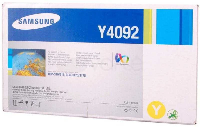 Hewlett Packard (HP) Samsung CLT-Y4092S (SU482A), geltona kasetė