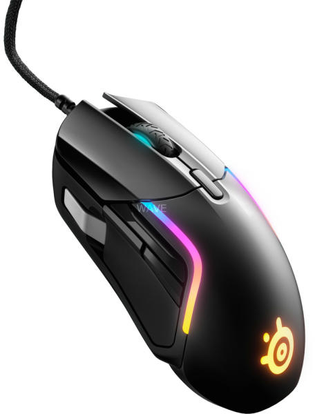 SteelSeries | Pelė žaidimams | Optinė | su laidu | Juodas | Rival 5 | Yes