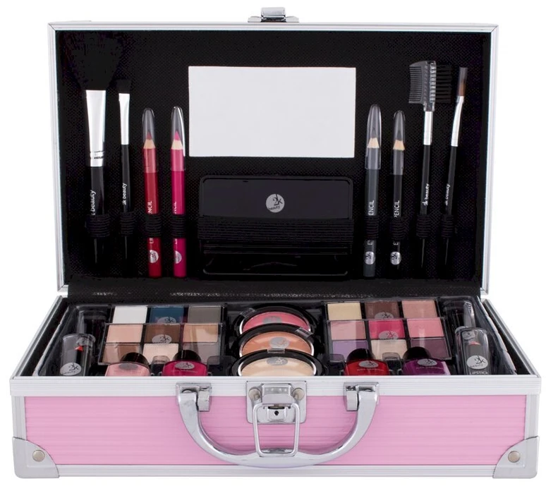 2K Games 2K Miss Pinky Born to Be Rožinė Makeup Palette moterims, 66,9 g