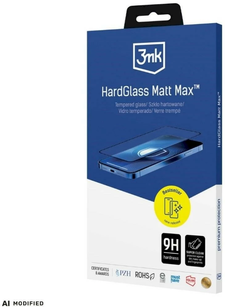 3mk HardGlass Matt Max Tempered Glass for iPhone 18 Pro Max