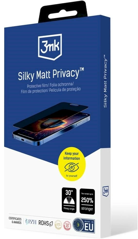 3Mk Protection 3mk Silky Matt Privacy Matte Privacy Screen Protector for iPhone 18 Pro Max