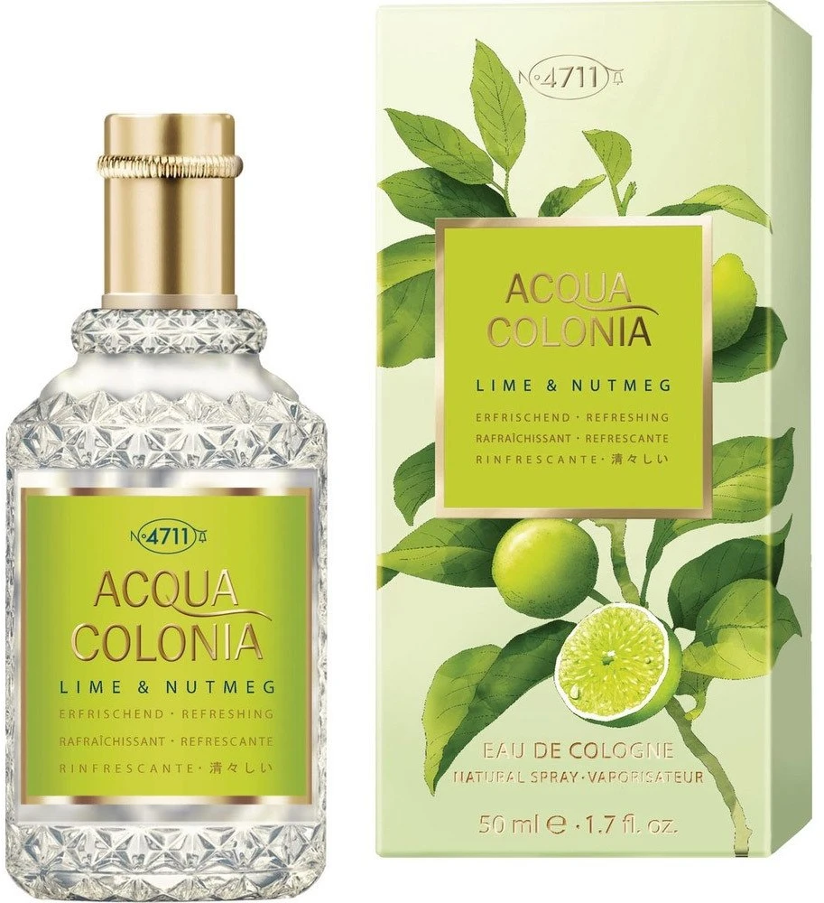 4711 Acqua Colonia Lime And Nutmeg EDC odekolonas unisex, 100 ml
