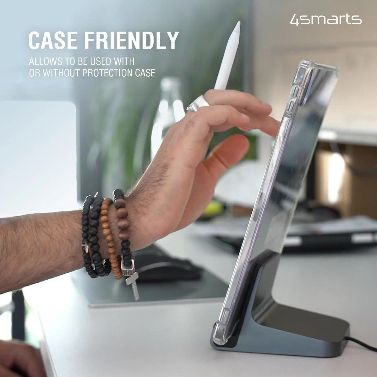4smarts docking station planšetiniams kompiuteriams VoltDock USB-C 60W Gunmetal 462261