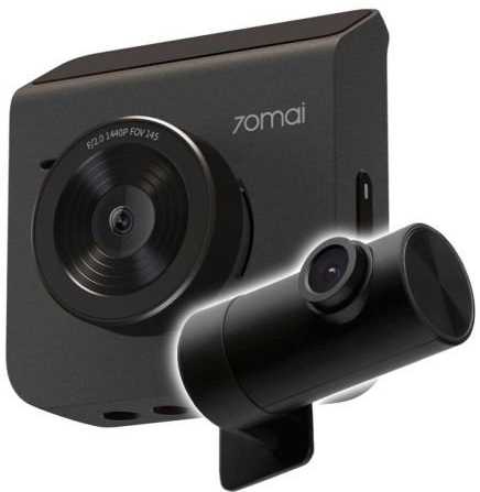 70mail Dash Cam A400 QHD + Rear Cam RC09 Set Pilkas