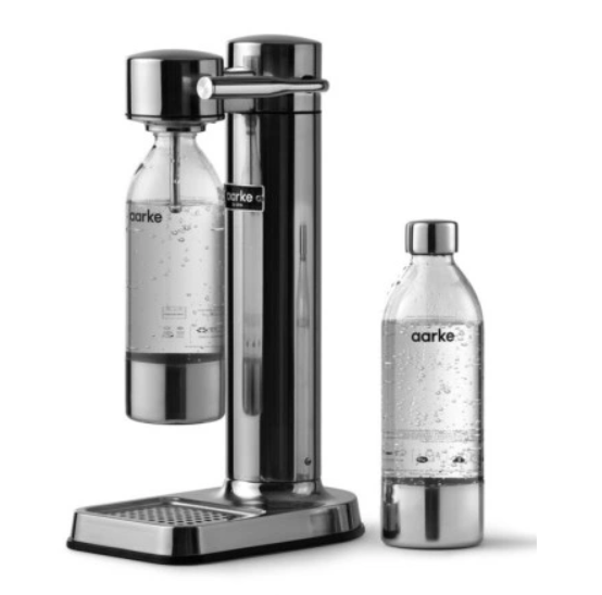 Gazuotų gėrimų gaminimo aparatas Aarke Carbonator 3, Sidabro spalvos