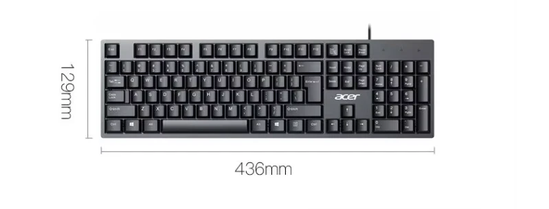 Acer K-212B Klaviatūra su laidu USB / ENG