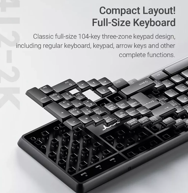 Acer LK41-2K Belaidė klaviatūra ir pelė USB / ENG