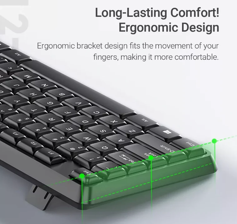 Acer LK41-2K Belaidė klaviatūra ir pelė USB / ENG