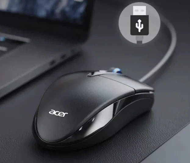 Acer M119 su laidu Optinė pelė 1000DPI