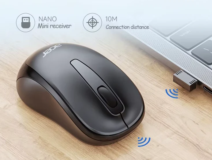 Pelė Acer M157 Optinė belaidė pelė 1600DPI / USB