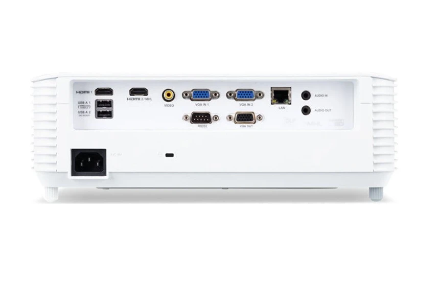 Acer S1386WH duomenų projektorius 3600 ANSI lumens DLP WXGA (1280x800) Prie lubų montuojamas projektorius Balta