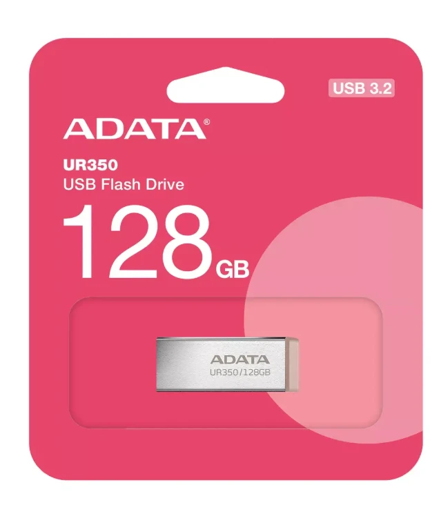 ADATA | USB atmintinė | UR350 | 128 GB | USB A tipo | Ruda