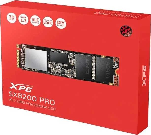 Kietasis vidinis diskas Adata XPG SX8200 PRO M.2 NVMe PCIe 512GB