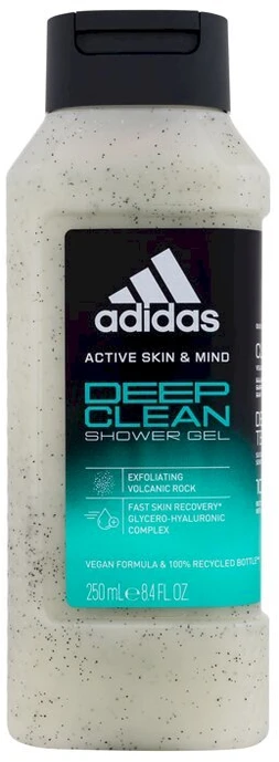 Adidas Deep Clean Dušo želė vyrams, 250 ml
