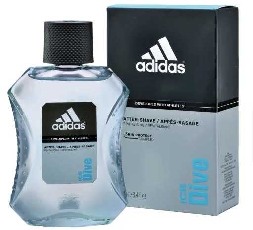 Adidas Ice Dive Aftershave Vanduo vyrams, 100 ml