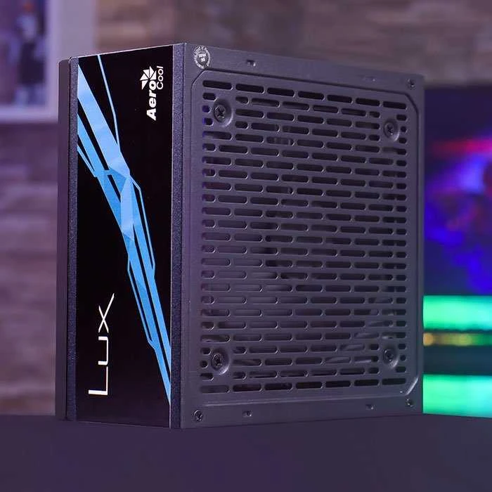 Maitinimo Blokas - Aerocool Lux 1000 W 20+4 Pin ATX Juodas, Mėlynas
