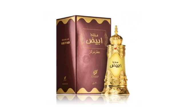 Afnan Mukhallat Abiyad Aliejiniai Kvepalai UNISEX (Vyrams ir Moterims) 20ml