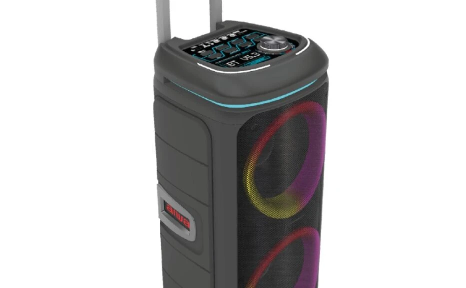 Aiwa Nešiojama garso sistema 380W (40W RMS) su karaoke, šviesos efektais