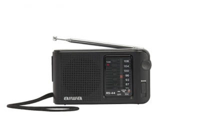 Aiwa Radijo imtuvas FM/AM su 3.5mm lizdu, juodas