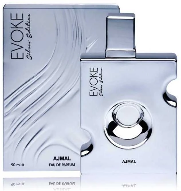 Ajmal Evoke Him Sidabrinis Edition EDP parfumuotas vanduo vyrams, 90 ml