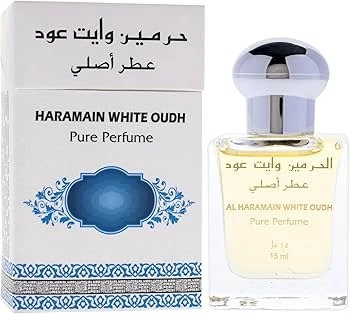 Al Haramain Baltas Oudh PP kvepalai unisex, 15 ml