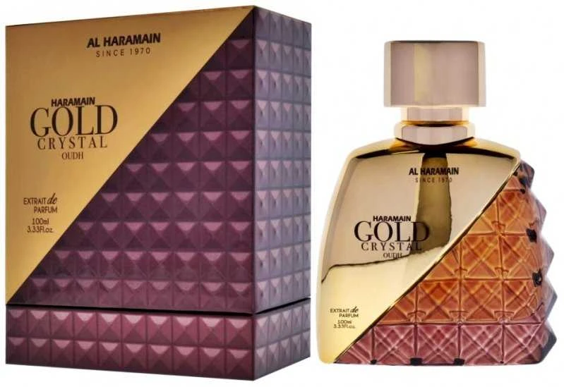 Al Haramain Gold Crystal Oudh PP kvepalai unisex, 100 ml