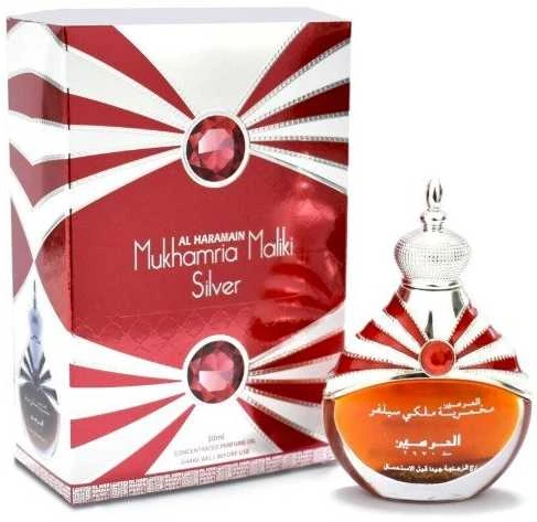 Al Haramain Mukhamria Maliki Sidabrinis Aliejiniai Kvepalai Moterims 30ml