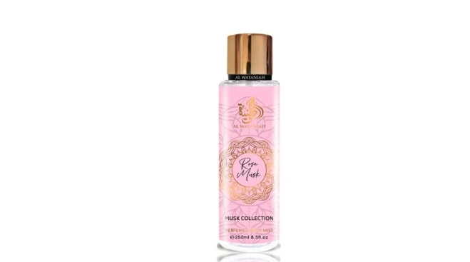 Al Wataniah Rose Musk kūno dulksna, 250 ml