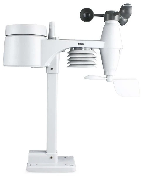 Profesionali meteorologinė stotelė „Alecto WS-4800“ su belaidžiu jutikliu
