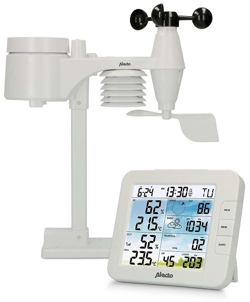 „Alecto WS5400“ meteorologinė stotis, „WS6610 Professional“ – 8 viename su „Wi-Fi“
