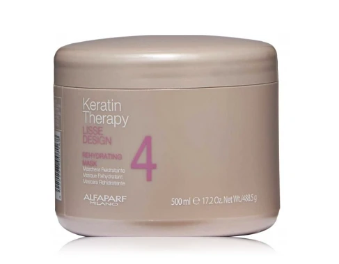 Alfaparf Milano Lisse Design Keratin Therapy drėkinamoji kaukė, 200 ml