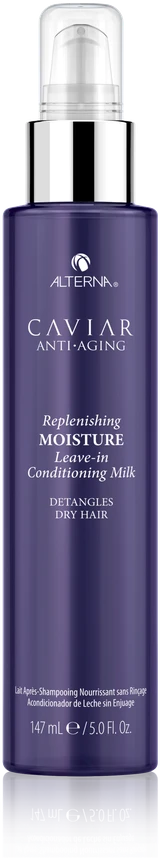 Alterna Caviar Anti-Aging Jauninamasis Moisture Leave-in Conditioning Milk nenuplaunamas drėkinamasis pienelis plaukams, 147 ml