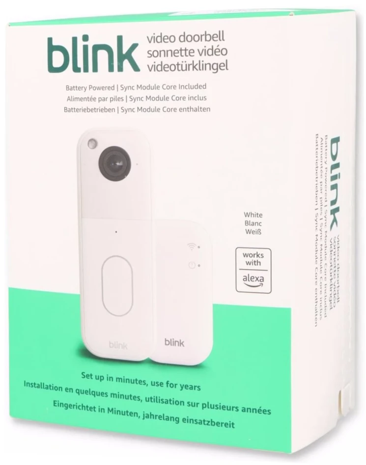 Amazon Blink Video Doorbell 2, baltas