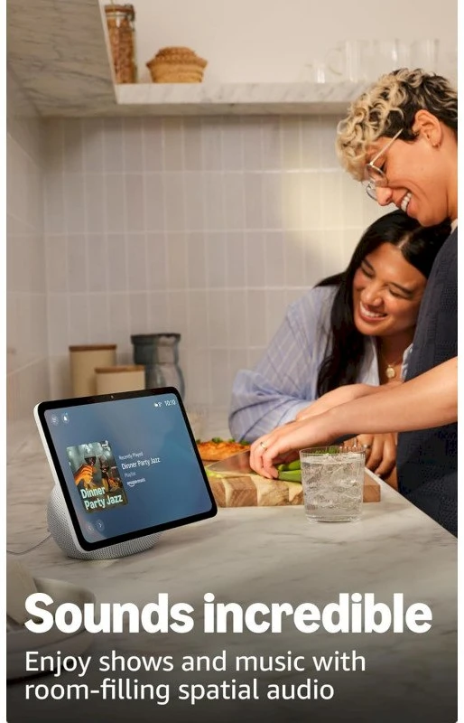 Amazon Echo Show 11, Amazon Alexa, Stačiakampis, Pilka, Ledyno balta, Anglų, Ispanų, 27,9 cm (11")