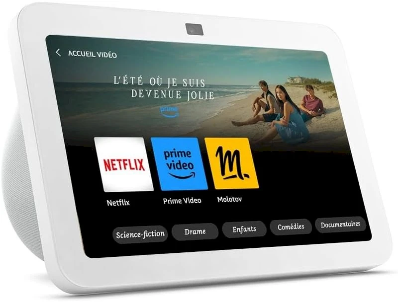 Amazon „Echo Show 8“ (3 kartos) Ledynų balta