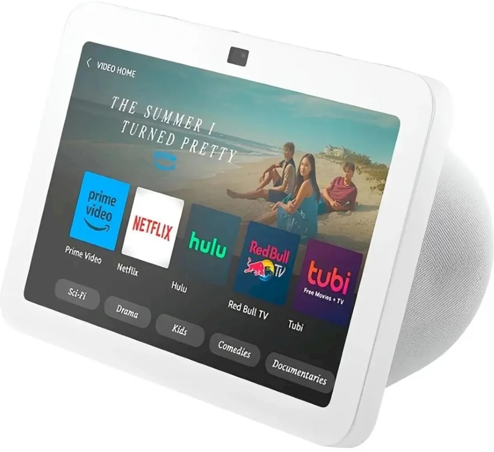 Amazon „Echo Show 8“ (3 kartos) Ledynų balta