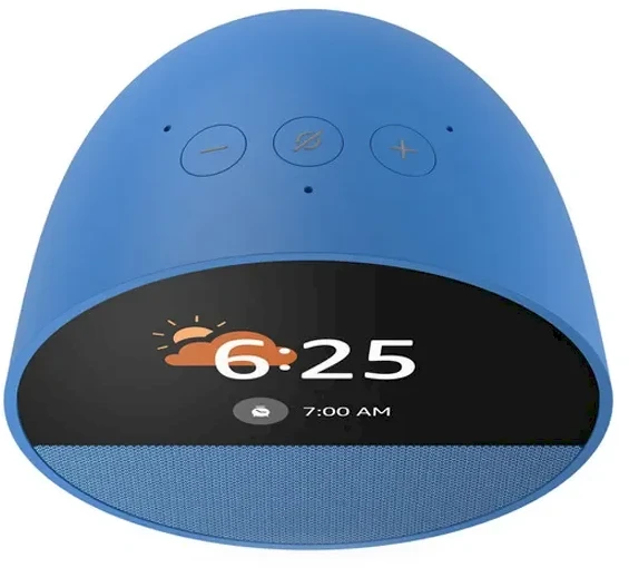 Amazon „Echo Spot“ išmanusis žadintuvas (2024 m.) / mėlynas