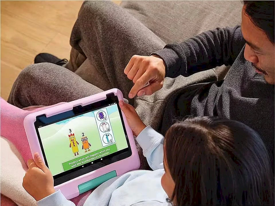 Planšetė Amazon Fire HD 10 32GB Kids 13th Gen, rožinė