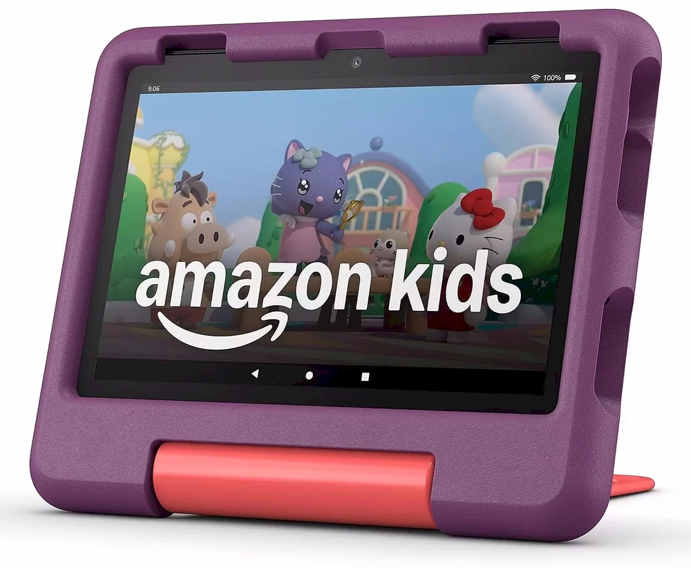 Vaikiškas planšetinis kompiuteris Amazon Fire HD 8 2024, WiFi 32GB, Violetinis