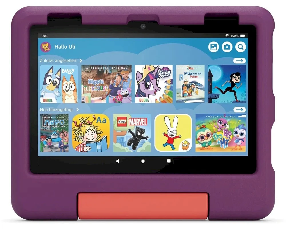 Vaikiškas planšetinis kompiuteris Amazon Fire HD 8 2024, WiFi 32GB, Violetinis