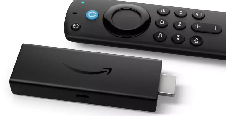 Vaizdo grotuvas „Amazon Fire TV Stick Alexa 2021“.