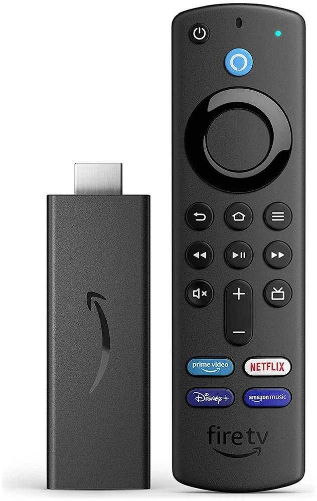 Vaizdo grotuvas „Amazon Fire TV Stick Alexa 2021“.