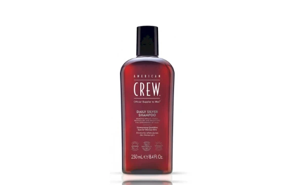 American Crew Daily Sidabrinis Paraben-Free Hair Šampūnas For Spalvą išsaugantis, 250 ml