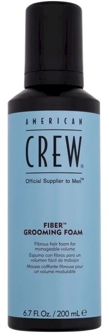 American Crew Fiber Grooming Foam vidutinės fiksacijos plaukų putos 200ml